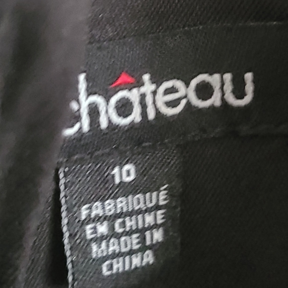 BOGO * Chateau sz 10 charcoal dress. Comfy!! - Picture 3 of 5